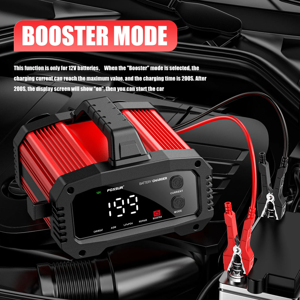 Batterieladegerät 12V/24V – 25A Smart