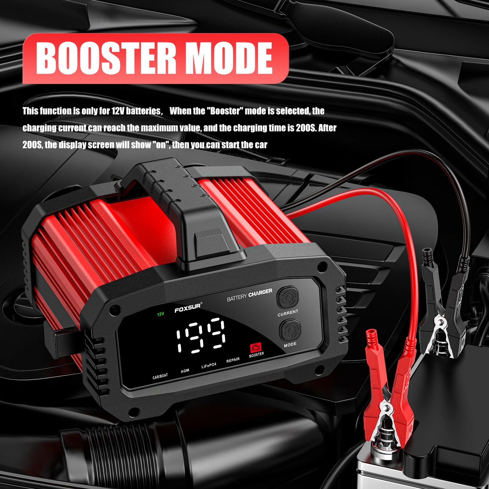 Batterieladegerät 12V/24V – 25A Smart