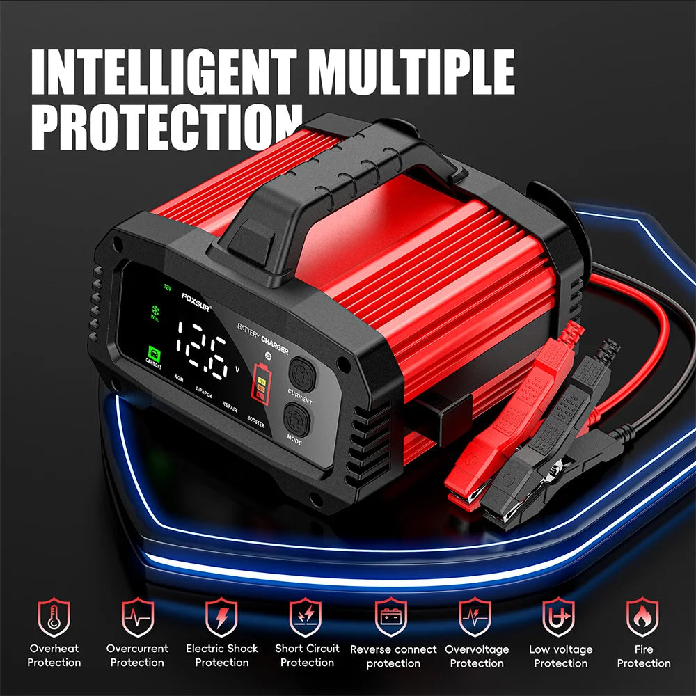 Batterieladegerät 12V/24V – 25A Smart