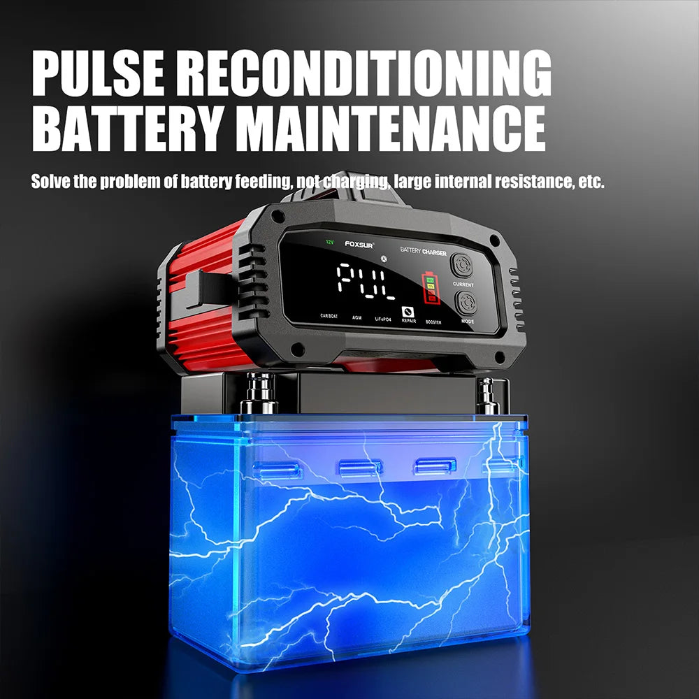 Batterieladegerät 12V/24V – 25A Smart