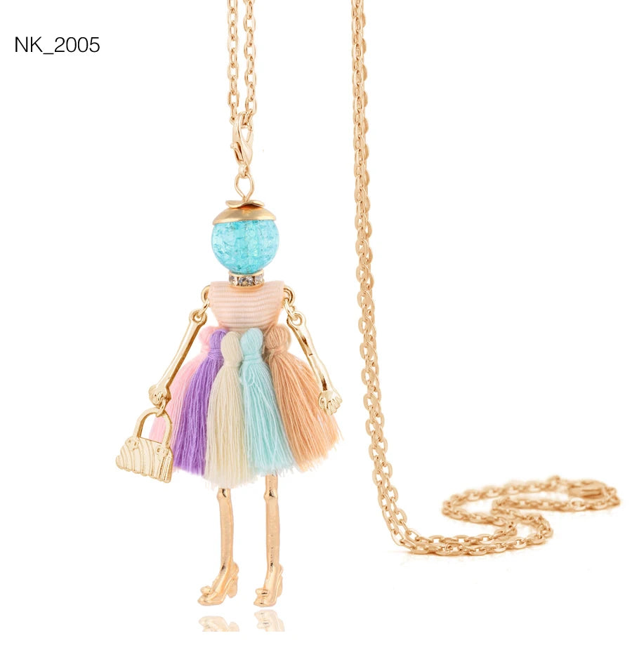 Damen Anhänger-Halskette – Modeschmuck mit Strassstein-Pendant | Zinklegierung