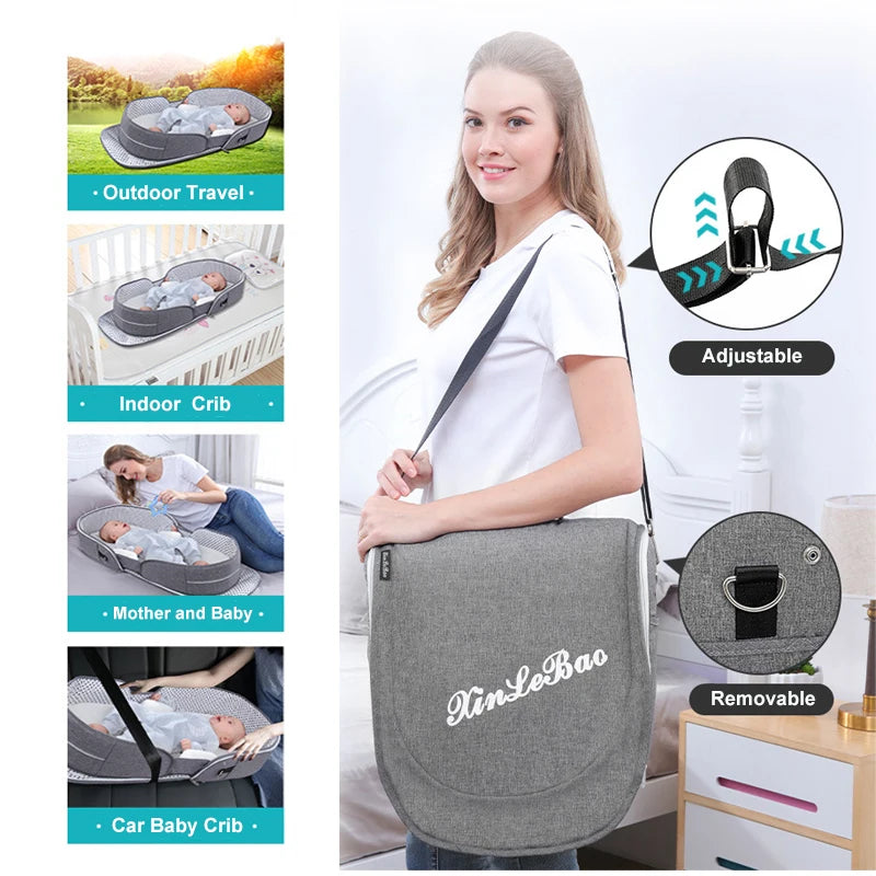 Baby-Reisebett mit Moskitonetz – Tragbar & Insektenschutz