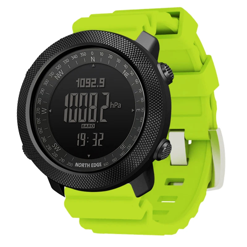 Outdoor-Digitaluhr Herren – Militär, Kompass & 50m wasserdicht