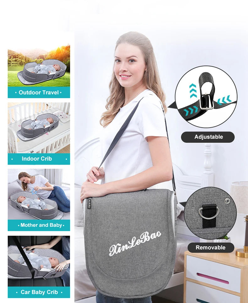 Baby-Reisebett mit Moskitonetz – Tragbar & Insektenschutz