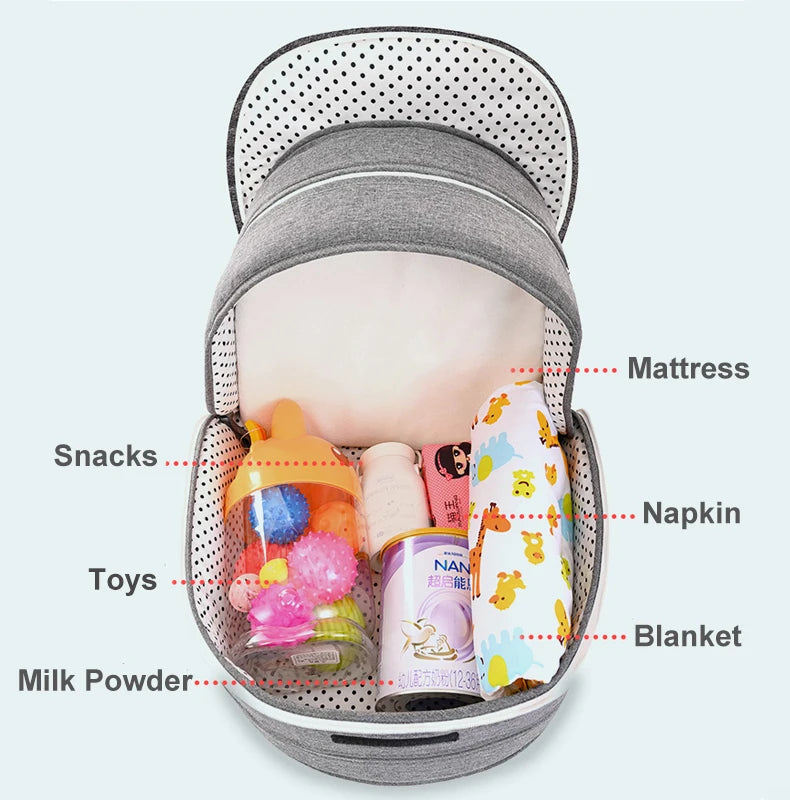Baby-Reisebett mit Moskitonetz – Tragbar & Insektenschutz