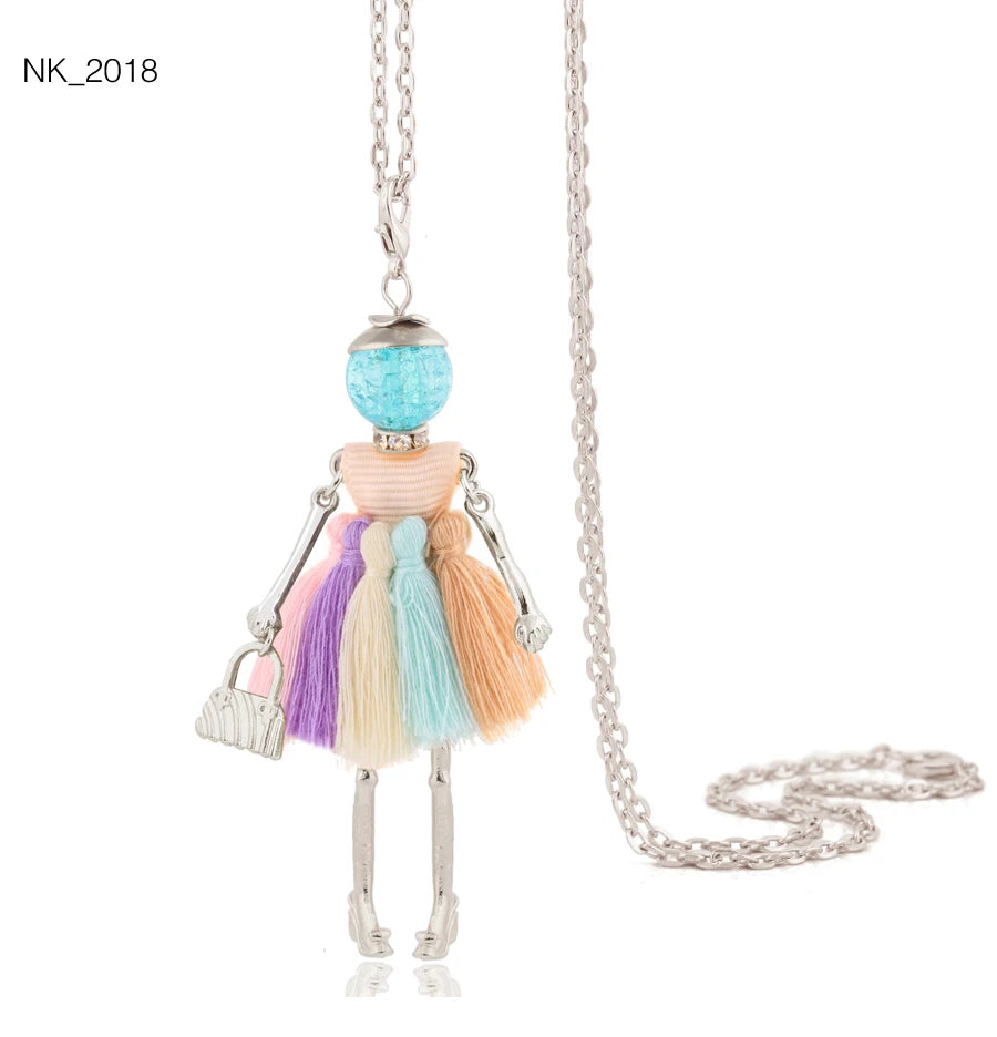 Damen Anhänger-Halskette – Modeschmuck mit Strassstein-Pendant | Zinklegierung