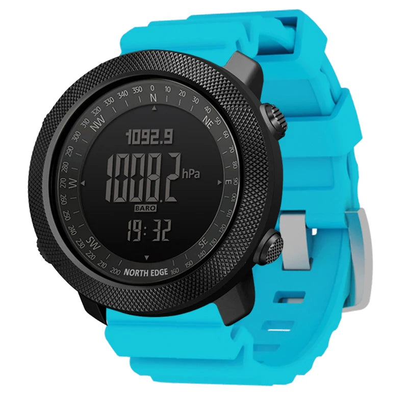 Outdoor-Digitaluhr Herren – Militär, Kompass & 50m wasserdicht