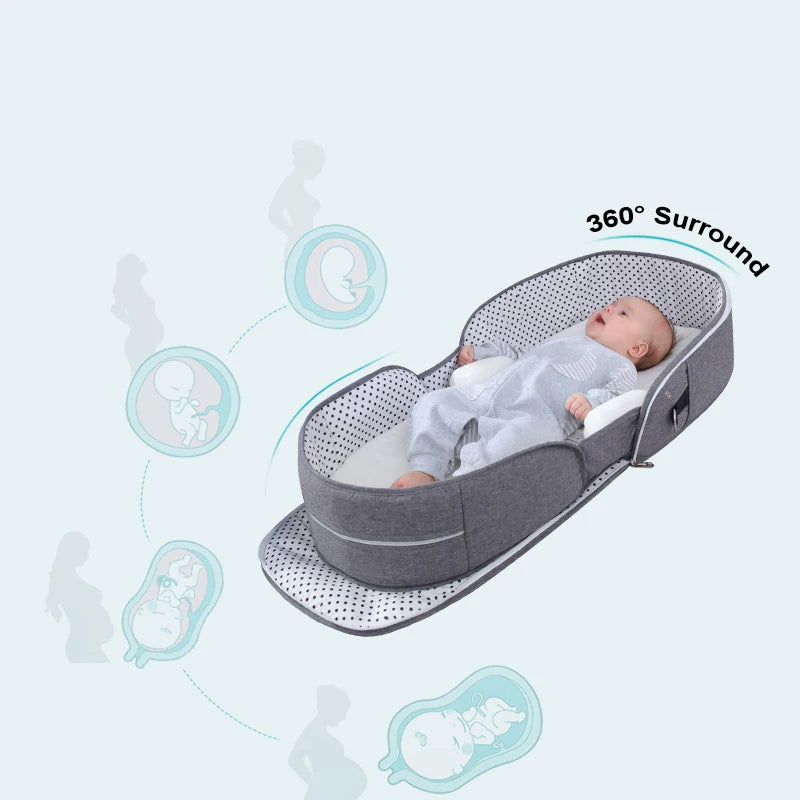 Baby-Reisebett mit Moskitonetz – Tragbar & Insektenschutz