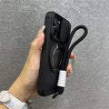 Magnetische Hülle mit Kamera-Schutz & Ring-Ständer für iPhone – MagSafe, Stoßfest, Handgelenkschlaufe