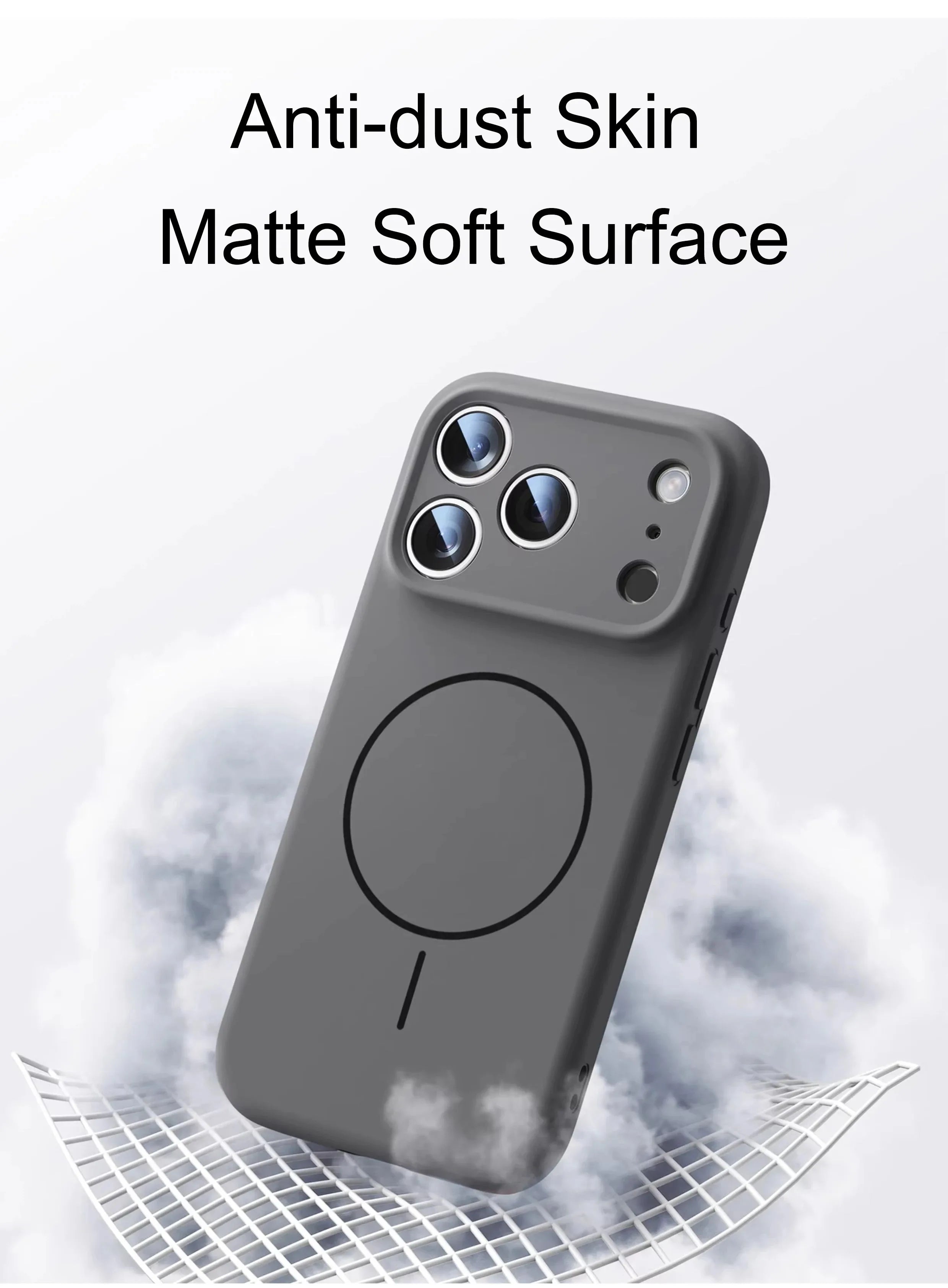 iPhone Hülle Flüssigsilikon – MagSafe & weiches Finish