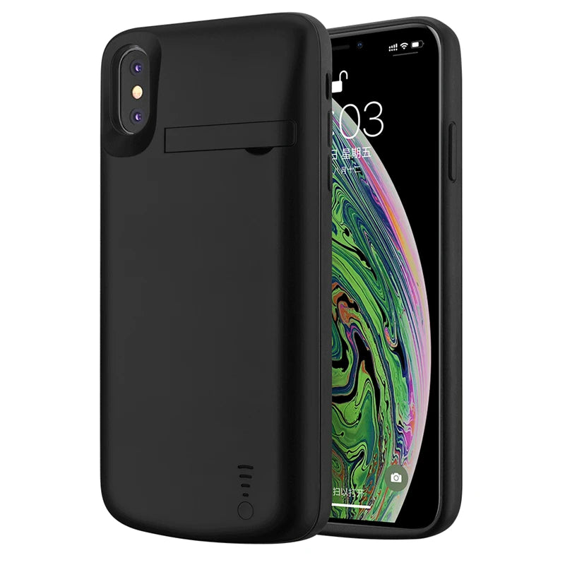 iPhone Akku-Hülle mit Powerbank – 4000–6000 mAh | iPhone 6 bis 17 Pro Max