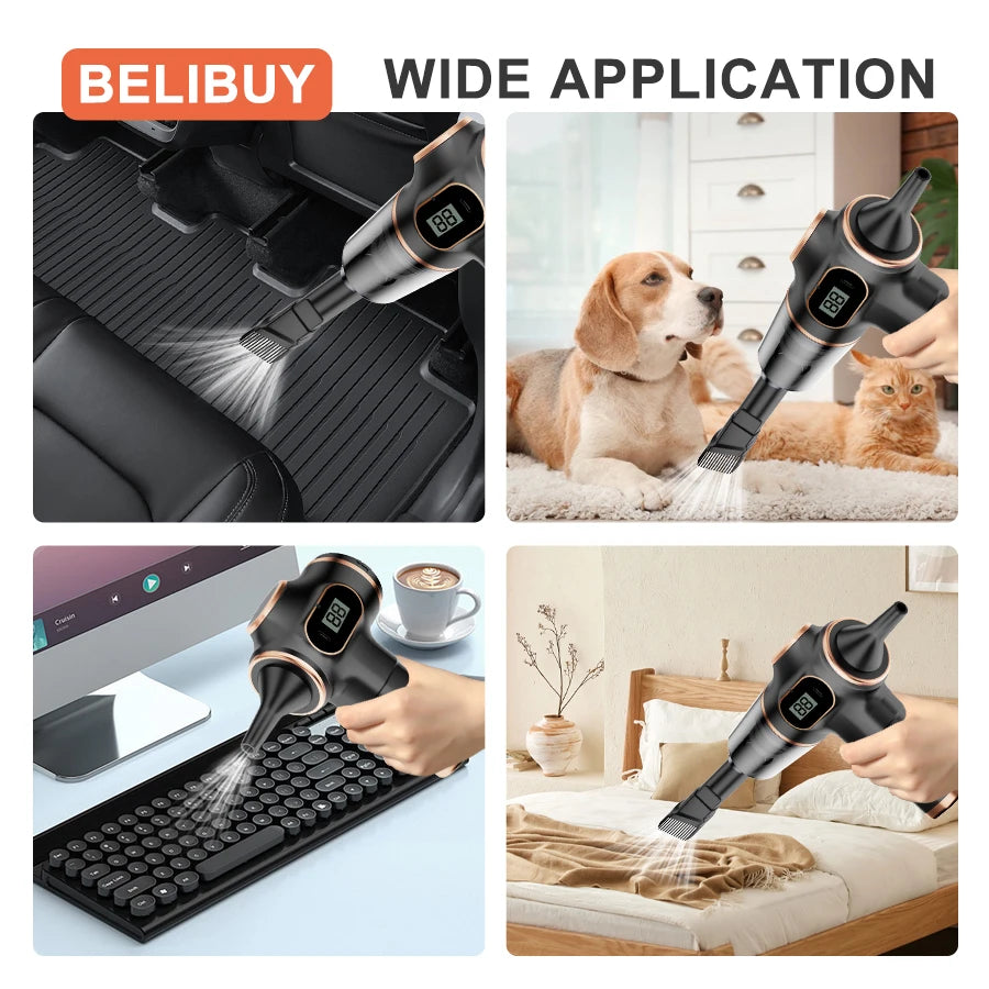 Kabelloser Auto-Staubsauger ABS – Hochleistung für Auto & Sofa