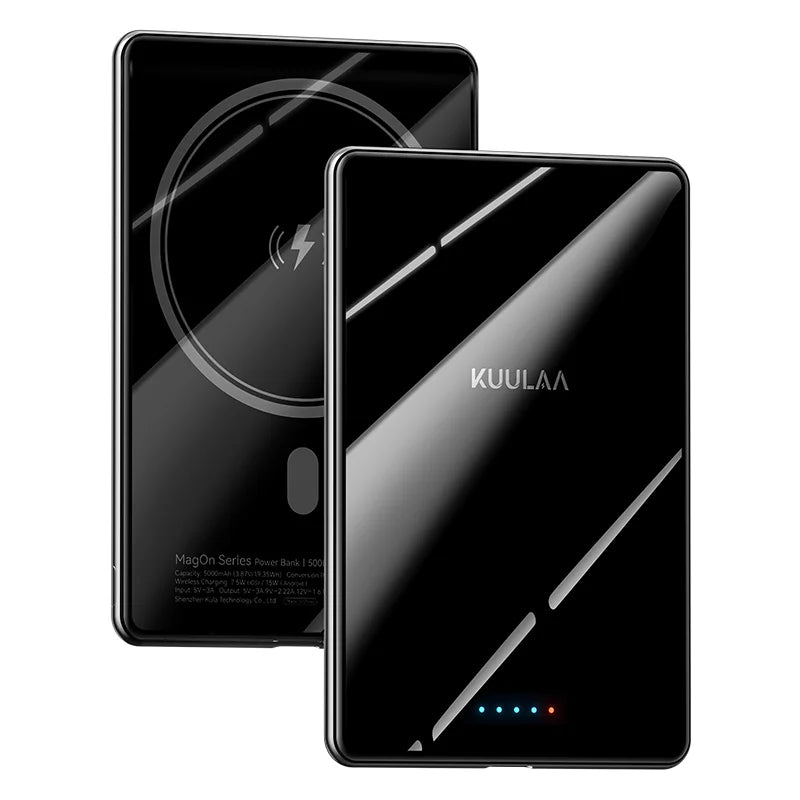 KUULAA Power Bank 5000mAh – 20W, Wireless & MagSafe für iPhone