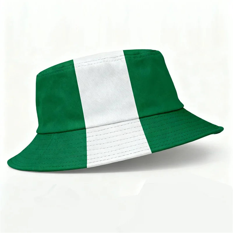 Länderflaggen Bucket Hat – Wendbar, Fußball-Fan & Outdoor