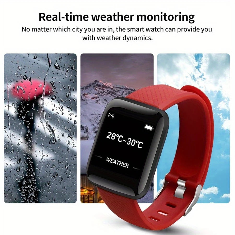 Smartwatch Fitness – Herzfrequenz, Schlaf & Nachrichten