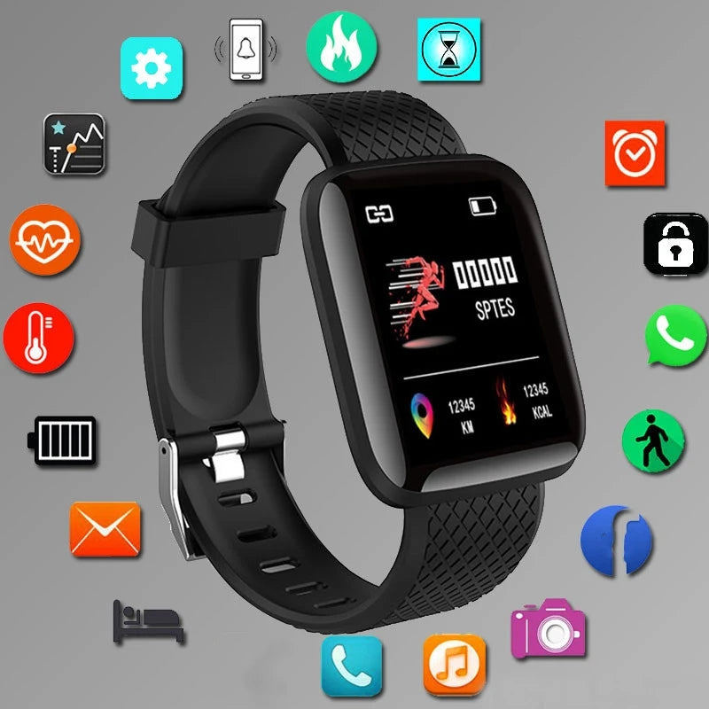 Smartwatch Fitness – Herzfrequenz, Schlaf & Nachrichten
