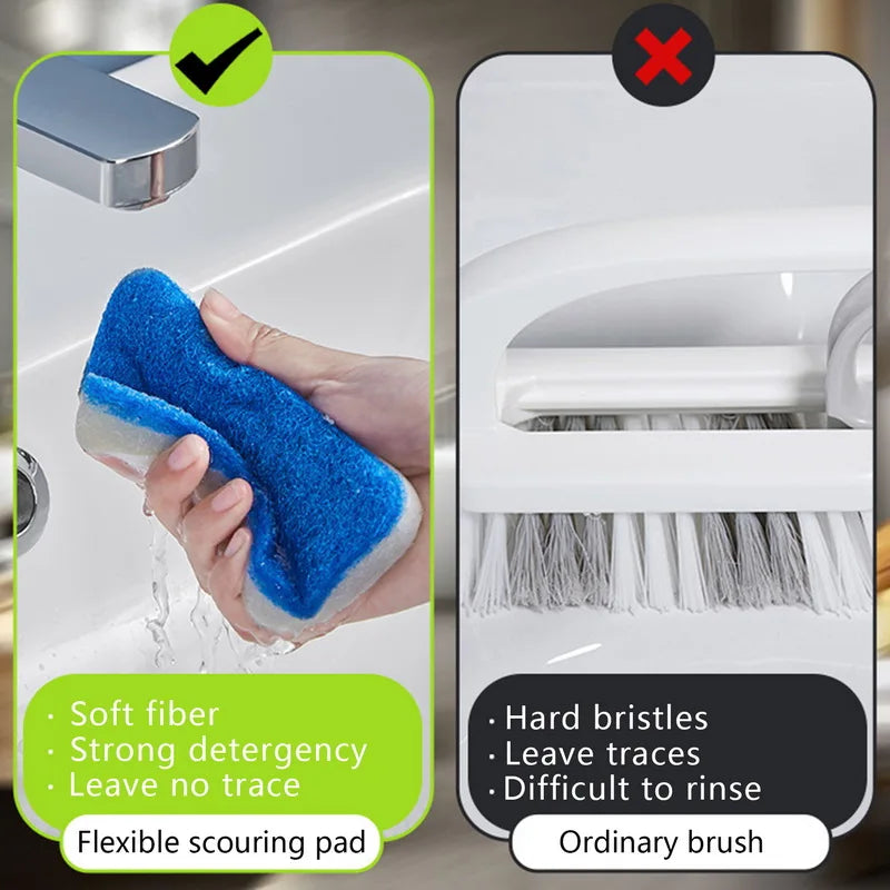 Badezimmer-Reinigungsbürste – Langer Stiel, Fliesen & Badewanne