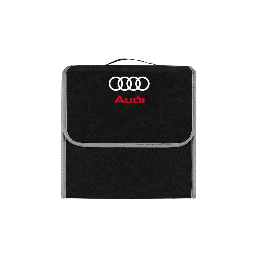 Audi Kofferraum-Organizer aus Filz – Aufbewahrungsbox für A3 A4 A5 A6 Q3 Q5 S-Line & mehr