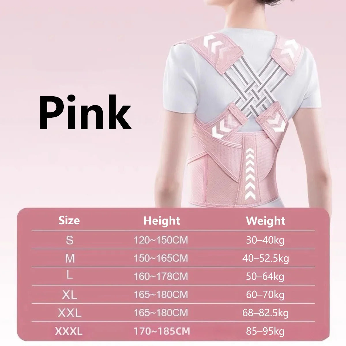 Haltungskorrektur Gürtel – Rückenstütze, Unisex