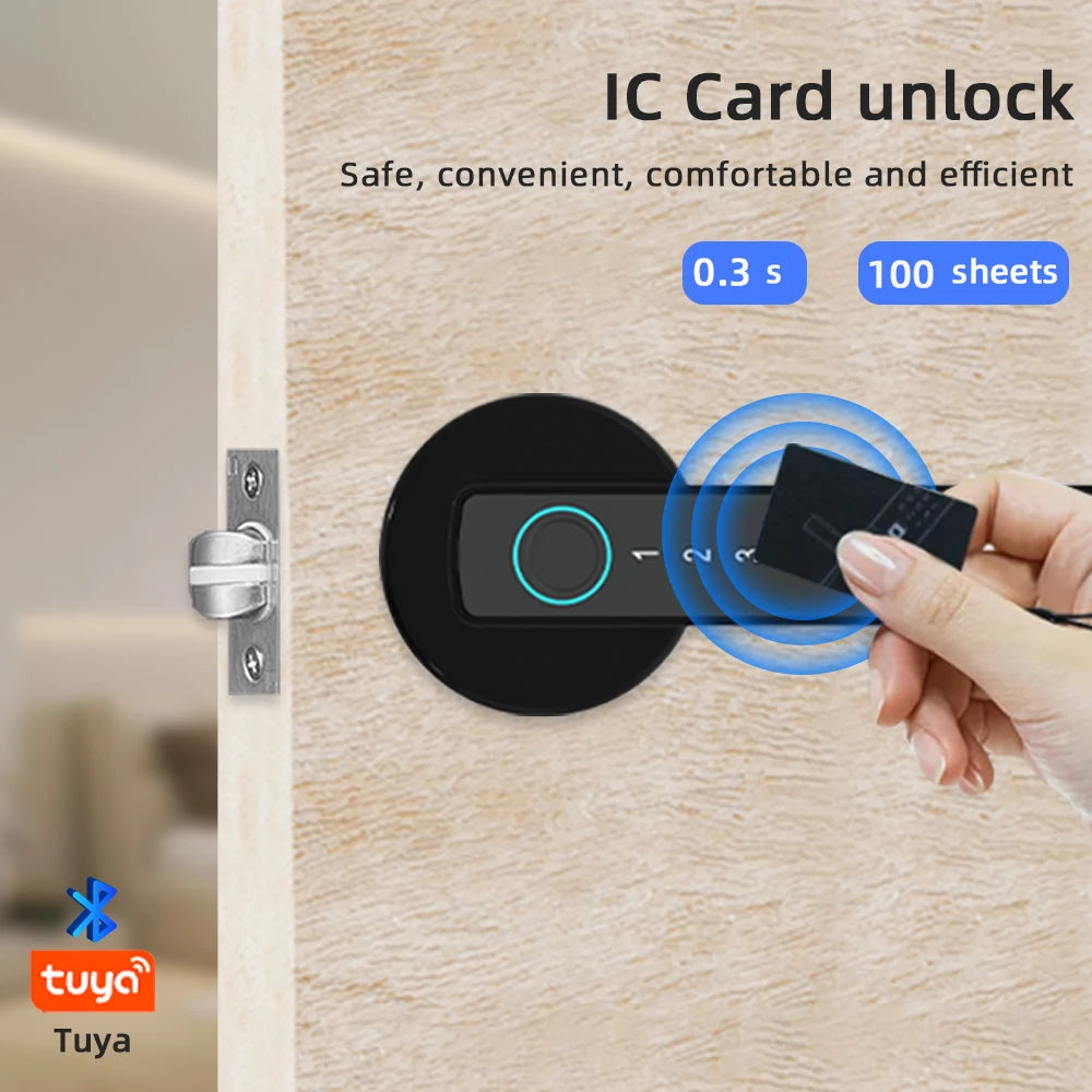 RAYKUBE M5 Fingerabdruck-Türschloss – Bluetooth & Tuya