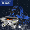 Stirnlampe 5 LED – USB aufladbar, kompakt & Outdoor
