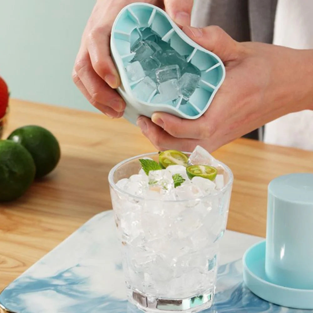 Eiswürfelform Silikon – Whiskey-Kugeln, Glühbirne & Zylinder