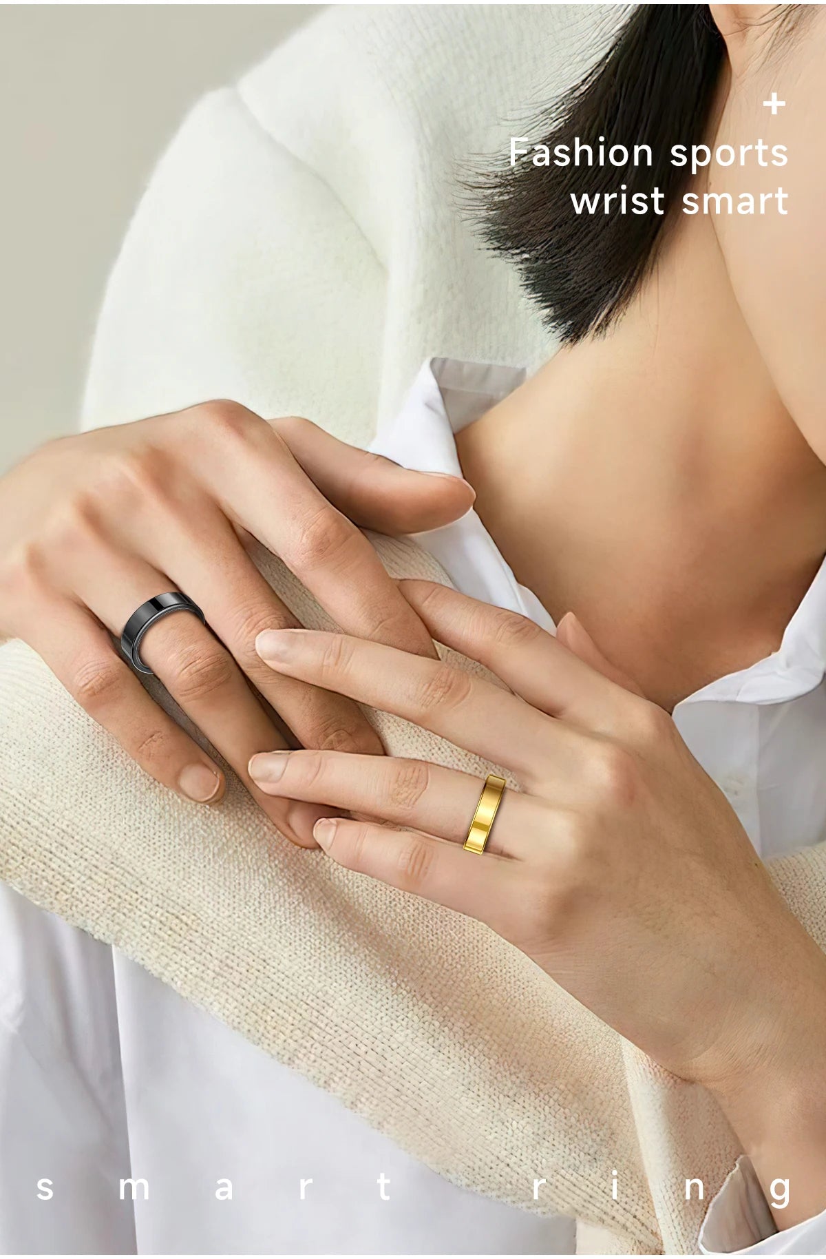 Smart Ring – Gesundheitsmonitor, 5ATM & Multi-Sport