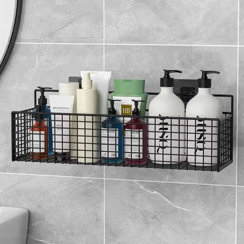 Badezimmer-Organizer Wandregal – Ohne Bohren & multifunktional