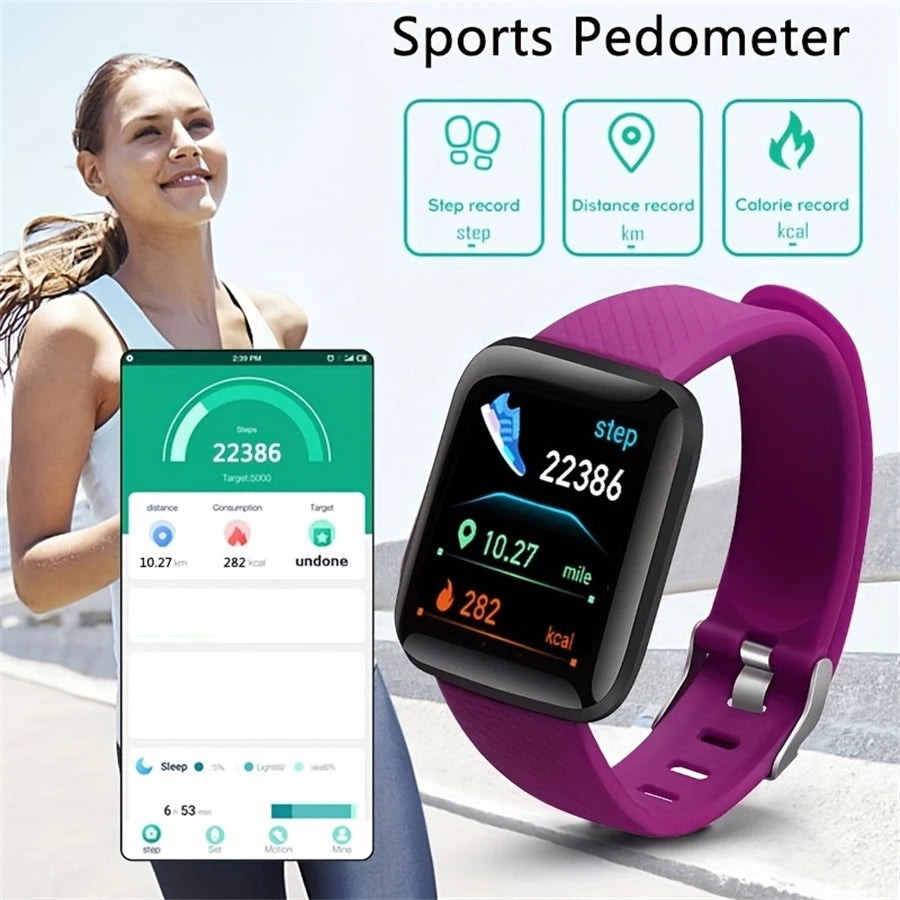 Smartwatch Fitness – Herzfrequenz, Schlaf & Nachrichten