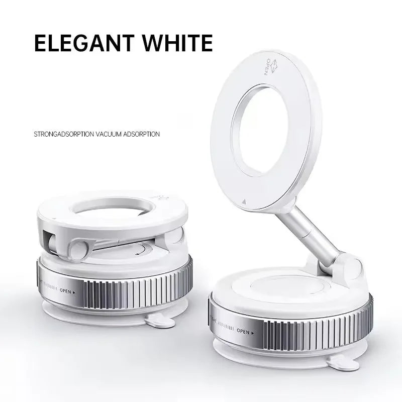 Magnetischer Handyhalter – Saugnapf, 360° & faltbar