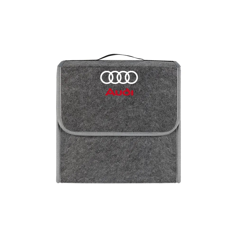 Audi Kofferraum-Organizer aus Filz – Aufbewahrungsbox für A3 A4 A5 A6 Q3 Q5 S-Line & mehr