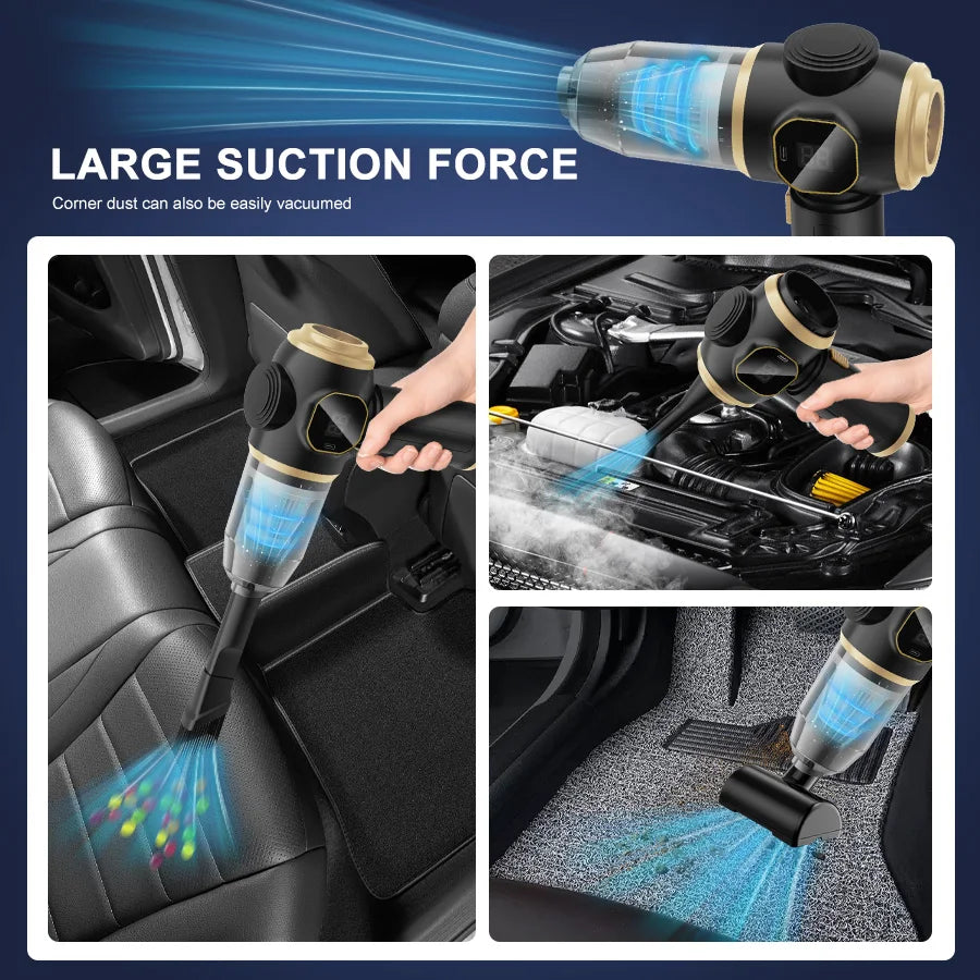 Kabelloser Auto-Staubsauger ABS – Hochleistung für Auto & Sofa
