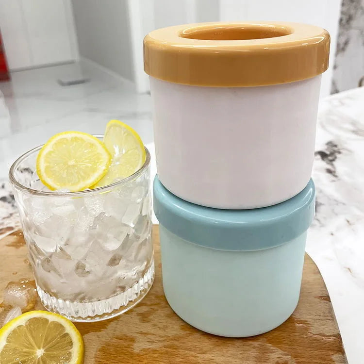 Eiswürfelform Silikon – Whiskey-Kugeln, Glühbirne & Zylinder