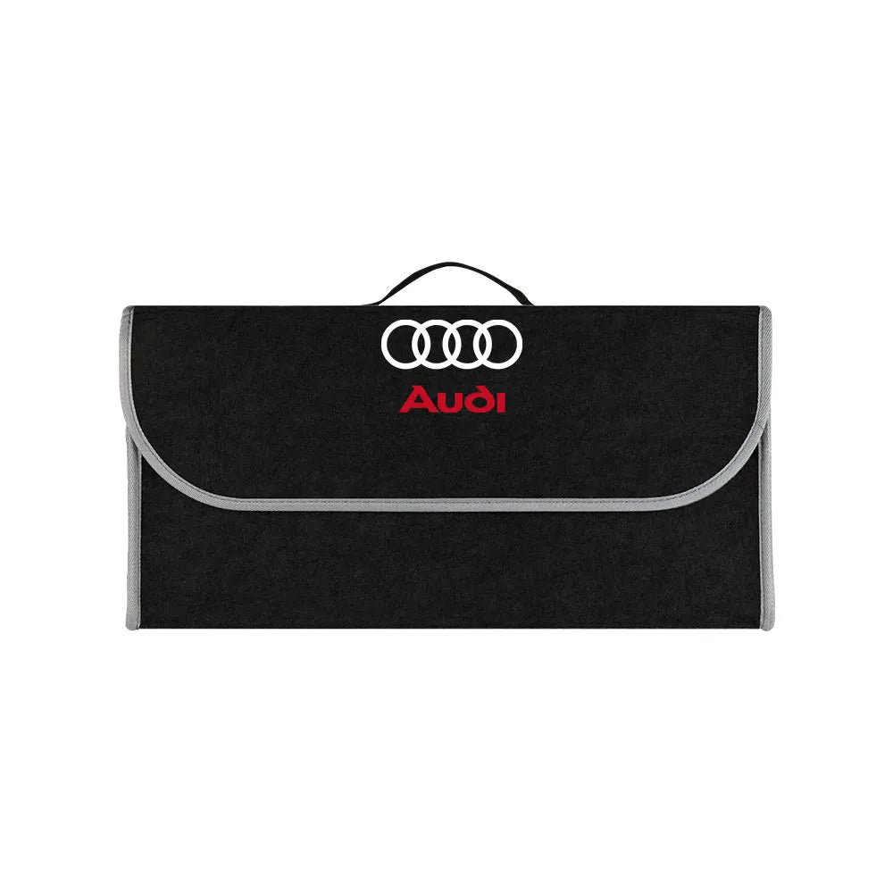 Audi Kofferraum-Organizer aus Filz – Aufbewahrungsbox für A3 A4 A5 A6 Q3 Q5 S-Line & mehr