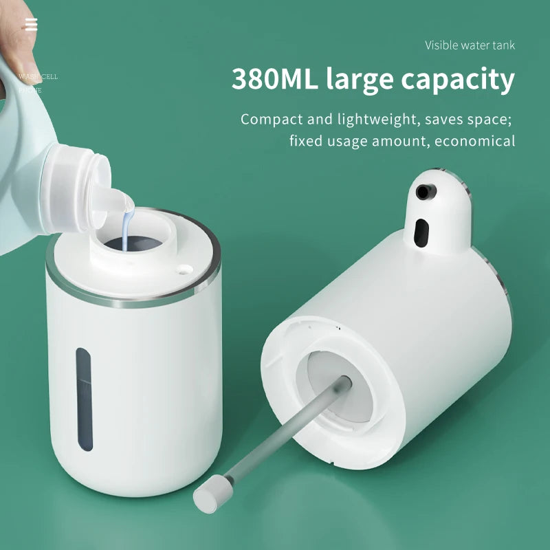 Automatischer Seifenspender – 380ml, wiederaufladbar, 4 Stufen | Sensor-Dispenser