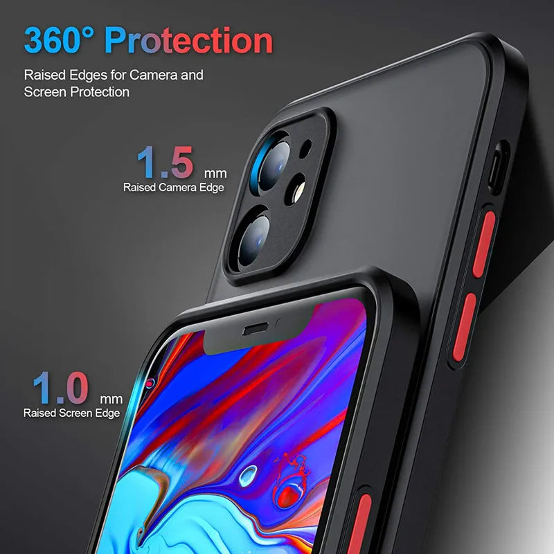 iPhone Hülle Armor – Stoßfest, Silikon & Bumper-Schutz
