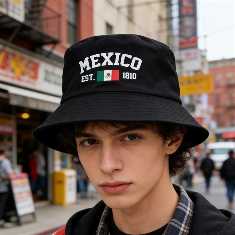 Länderflaggen Bucket Hat – Wendbar, Fußball-Fan & Outdoor