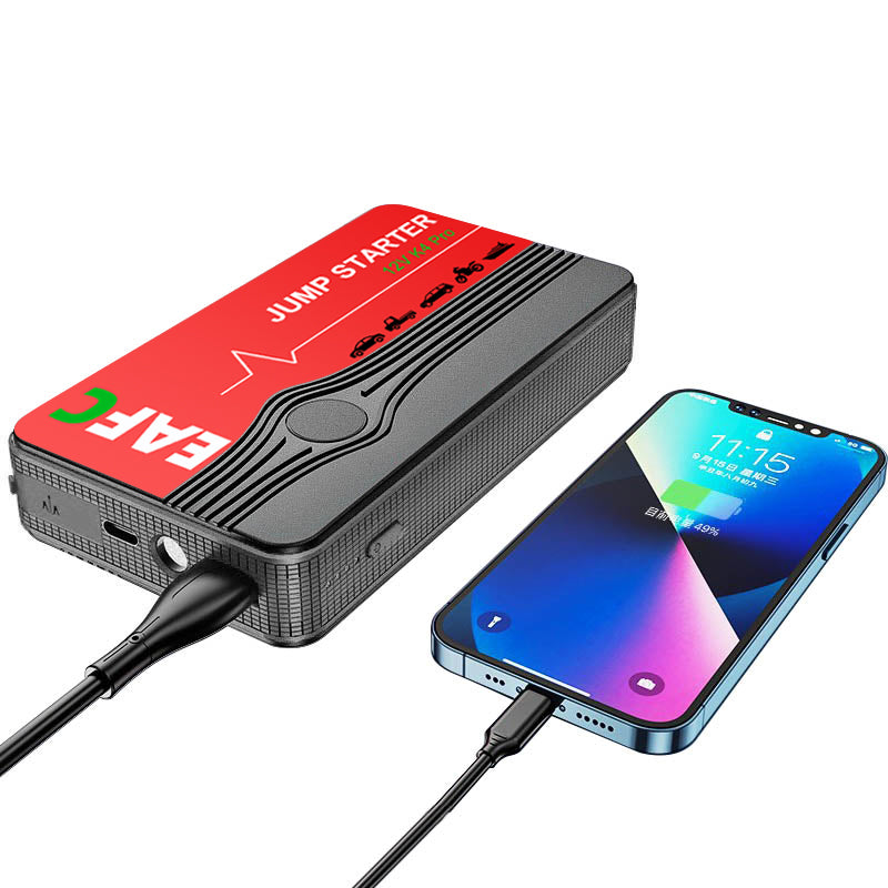 Auto Starthilfe-Powerbank 600A – 12V mit LED-Licht