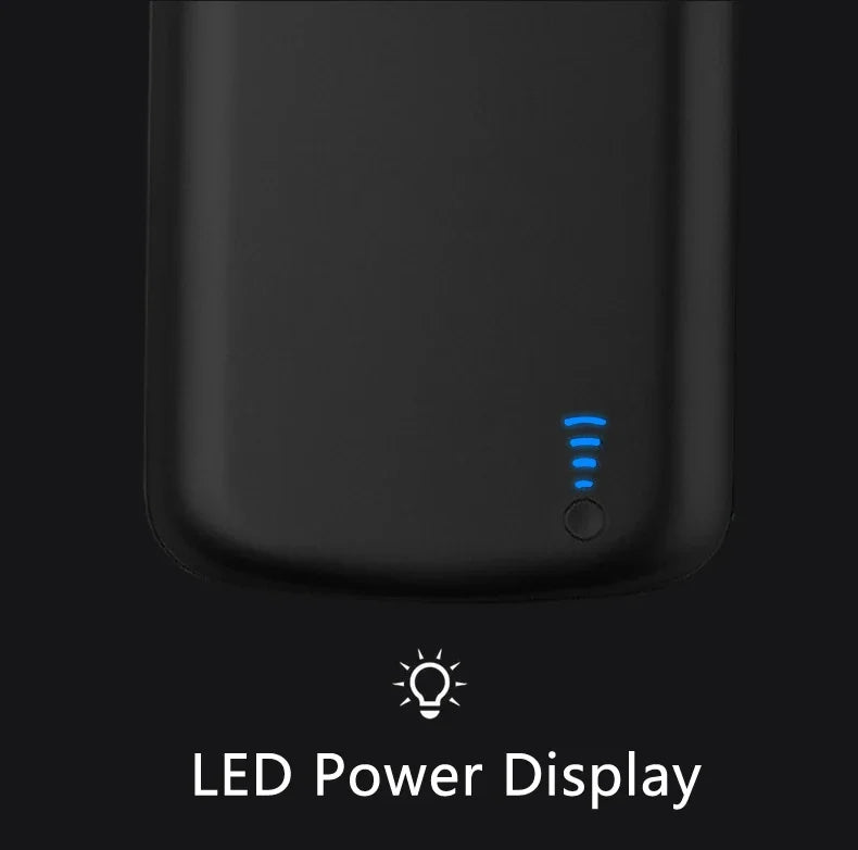 iPhone Akku-Hülle mit Powerbank – 4000–6000 mAh | iPhone 6 bis 17 Pro Max