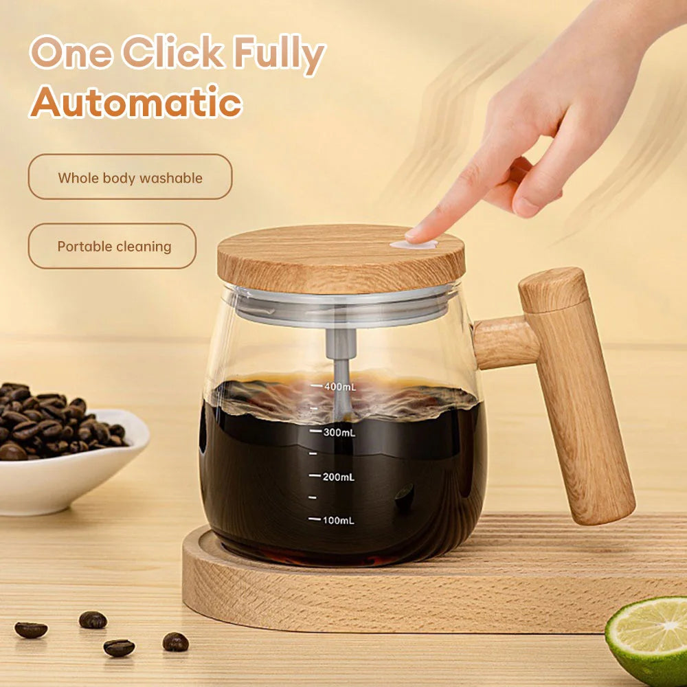 Elektrischer Selbstmischbecher 400ml – Kaffee & Getränke