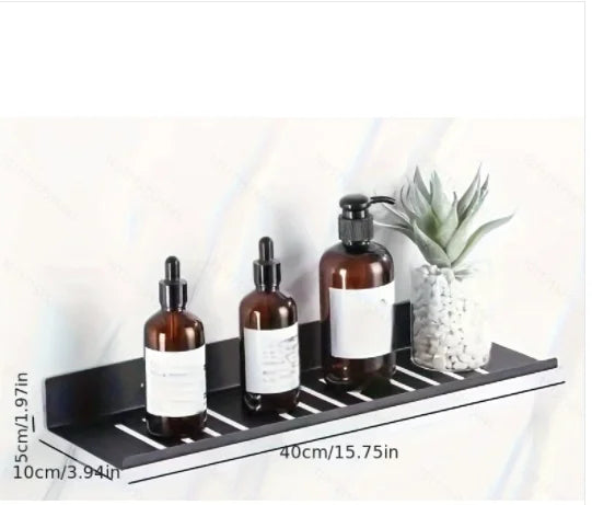 Badezimmer-Organizer Wandregal – Ohne Bohren & multifunktional