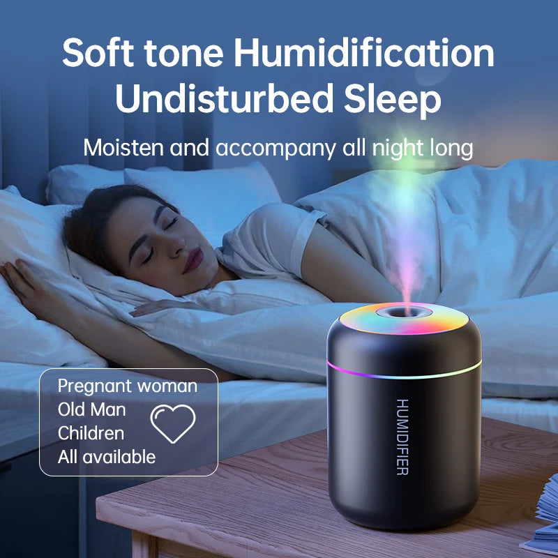 Mini Luftbefeuchter 180ml – USB & Aroma-Diffuser