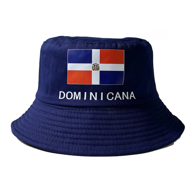 Länderflaggen Bucket Hat – Wendbar, Fußball-Fan & Outdoor