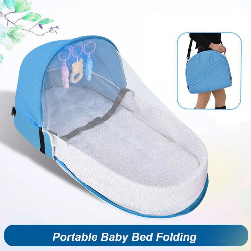 Baby-Reisebett faltbar – Moskitonetz, Matratze & Camping