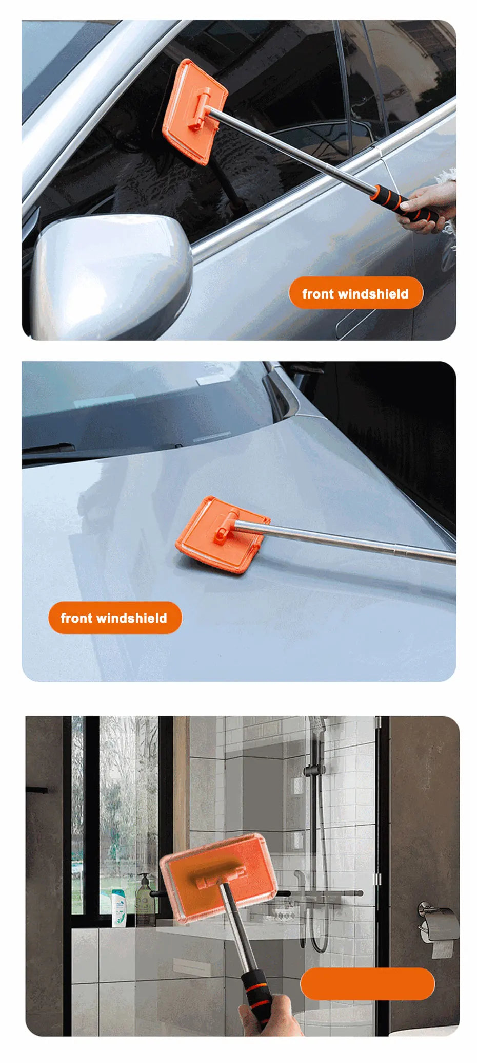 Auto Windschutzscheiben-Bürste Teleskop – Enteisung & Reinigung