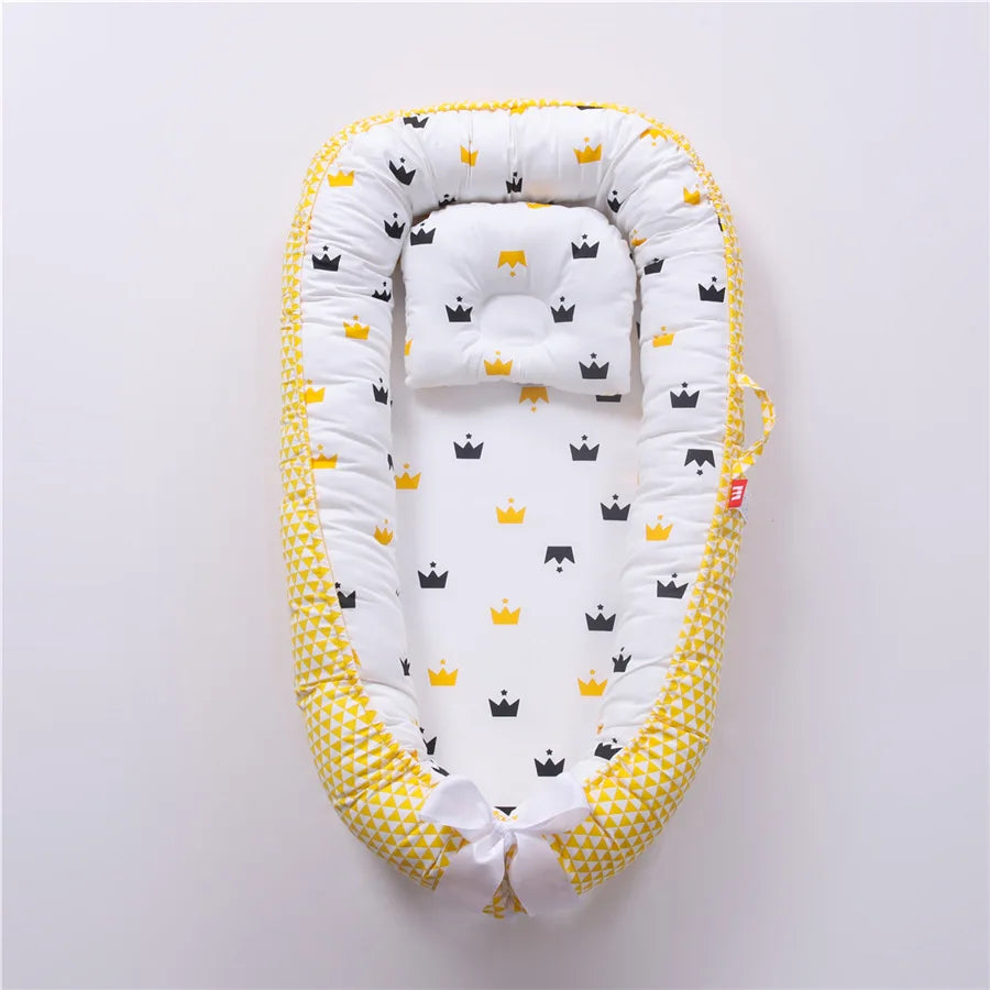Baby-Nestbett Co-Sleeping – Baumwolle, atmungsaktiv & tragbar