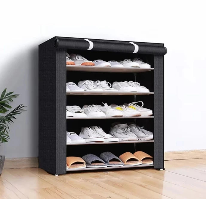Schuhschrank Vliesstoff – 6/8/10 Etagen, platzsparend