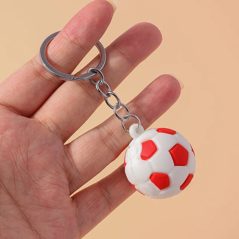 Fußball Schlüsselanhänger 3D – Länderflagge, Tasche & Auto
