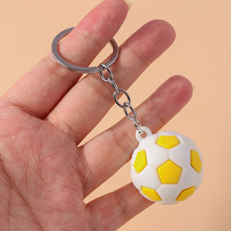 Fußball Schlüsselanhänger 3D – Länderflagge, Tasche & Auto