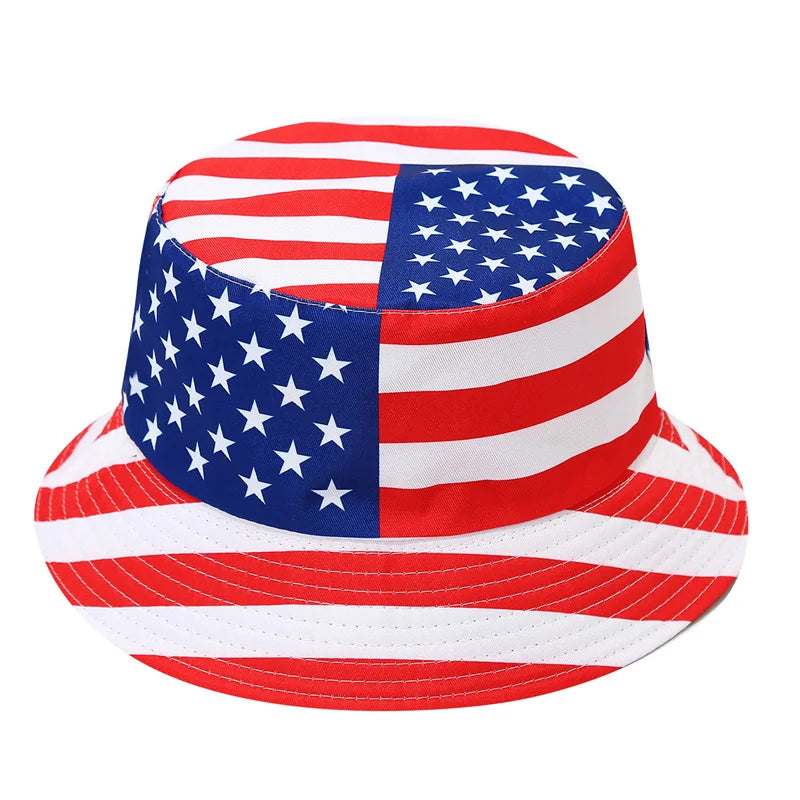 Länderflaggen Bucket Hat – Wendbar, Fußball-Fan & Outdoor